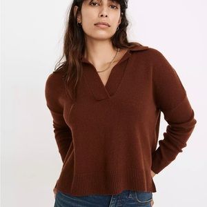 NWT Madewell Davie Polo Sweater